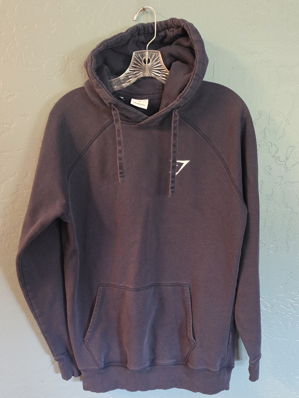 Gymshark Men's Hoodie in Navy Blue